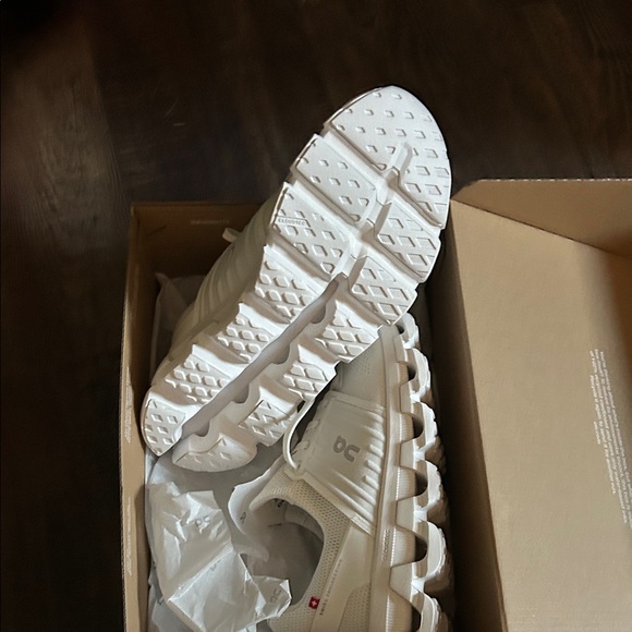 On Clouds Women's White Athletic Shoes - Picture 5 of 5